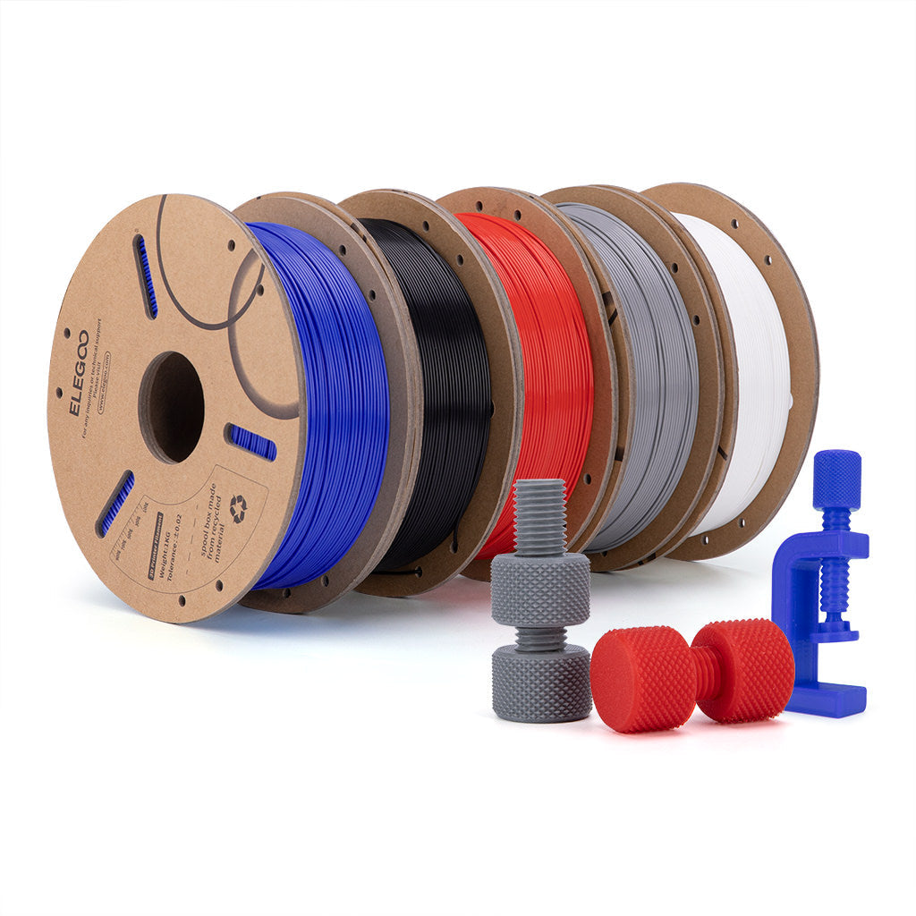 PLA Filament 1.75mm 5 Colors 5KG